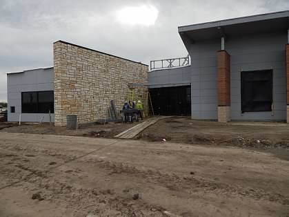 Sam and Carmena Goss Memorial Branch construction, 2016