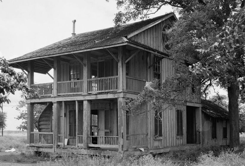 Local History image of an old two story house