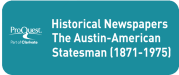 ProQuest Historical Newspapers: The Austin American-Statesman (1871-1980) logo