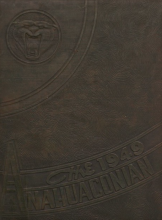 Anahuac high school yearbook cover 1949