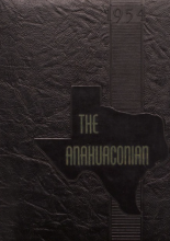 Anahuac high school yearbook cover 1954