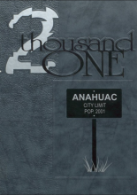 Anahuac high school yearbook cover 2001